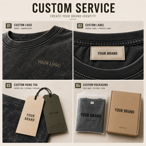 Camiseta Gráfica Vintage Premium Personalizada para Hombre, Algodón Lavado, Estilo Urbano Oversize, Ropa de Marca Privada - Product Image 3