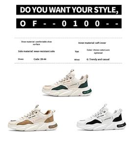 Zapatillas Deportivas Casuales para Caminar, Zapatillas Deportivas Casuales con Parte Superior de PU Artificial, Zapatillas para Correr con Cordones para Hombre - Product Image 6