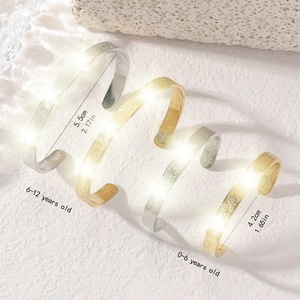 <span class=keywords><strong>Braccialetto</strong></span> alla Moda in Stile Arabo con Ayatul, Gioiello in Acciaio Inossidabile Intagliato per Bambini - Product Image 3