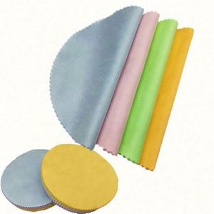 ผ้าไมโครไฟเบอร์เช็ดแว่นตาแบบกลม พิมพ์โลโก้ตามสั่ง - Product Image 6