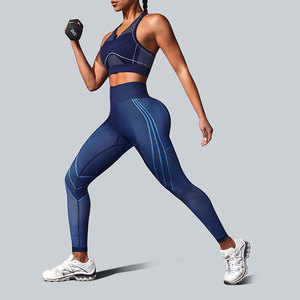 Meilleure vente de leggings taille haute pour soulever les fesses pantalons de yoga serrés taille haute stretch sports de plein air pantalons de fitness pour femmes - Product Image 5