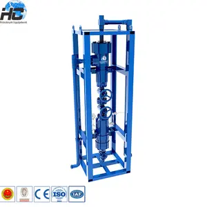 High pressure vertical oilfield cyclone desander slurry mud separation