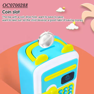 चेहरे की पहचान इलेक्ट्रॉनिक पिग्गी बैंक एटम पासवर्ड मनी बॉक्स - Product Image 3