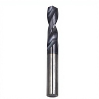 Forets hélicoïdaux Yeshfit 1/8 Dia Micro en titane solide avec pointe recouverte de nitrure d'aluminium, tige droite, pour perçage de l'acier inoxydable