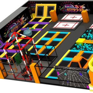 Parque <span class=keywords><strong>de</strong></span> Trampolines Comercial Grande para Interiores, Centro <span class=keywords><strong>de</strong></span> Juegos para Niños, Diseño <span class=keywords><strong>de</strong></span> <span class=keywords><strong>Castillo</strong></span> Inflable, para Niños <span class=keywords><strong>de</strong></span> 3 Años en Adelante, Personalizable - Product Image 5