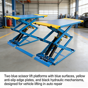 Elevador Hidráulico de Tijera de Doble Cilindro, Capacidad de 3500 kg/7700 lb, Altura de 1800 mm, Garantía de 12 Meses, Elevador de 2 Postes - Product Image 2