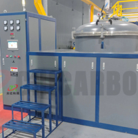 Horno de Inducción ZHONGYI de Ultra Alta Temperatura 3200 IGBT con Ahorro de Energía del 15% para Purificación de Grafito y Material de Ánodo de Batería Preciso