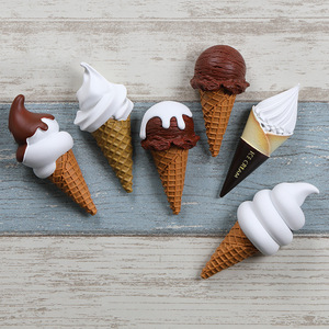Ice Cream Refrigerator Resin Simulation Food Magnet Cartoon Cute Creative Three-dimensional Magnetic Sticker - Product Image 1