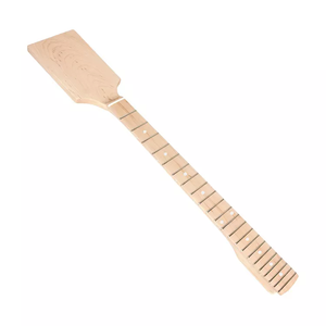 Vente flash : Manche de guitare en érable canadien satiné à 22 frettes avec tête de manche DIY et incrustation de points en nacre - Product Image 2
