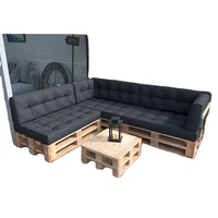 OFERTA ESPECIAL: Sofá de Palet Resistente Hecho de Madera de Pino, Sofá de Palet de Madera Natural