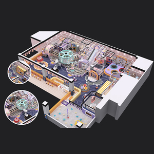 Équipements de parc d'attractions, équipements de jeux souples, piscine à balles, toboggan en forme de trompette, trampolines, aires de jeux pour enfants - Product Image 3