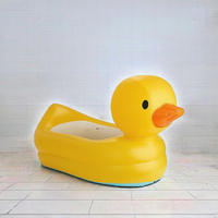 Le siège de bébé de baignoire de corne de selle d'enfant en bas âge empêche le bébé de glisser la baignoire gonflable de bébé conception lunatique d'océan fait le bain d'enfant en bas âge