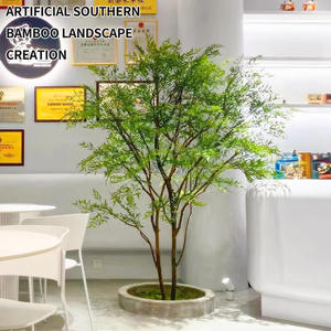 ต้นไม้ประดิษฐ์, ไม้ไผ่ใต้, พืชสีเขียว, ภูมิทัศน์แห้งในร่มและกลางแจ้ง, ตกแต่งห้องน้ำชา, ภูมิทัศน์, ต้นไม้กระถาง - Product Image 2