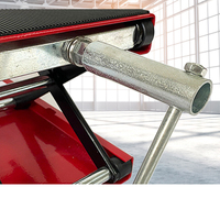 Table élévatrice de moto 1100 Lbs Heavy Duty Hydraulique Lift Steel Dirt Bike ATV Wide Deck Scissor Lift Jack Table Pied Stand Jack
