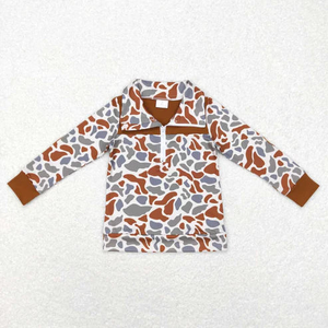 ชุดรอมเปอร์เด็กผู้ชายลายพรางแบบวินเทจ ผ้าไหมกันน้ำ แขนยาว พร้อมเสื้อคลุมเข้าชุด - Product Image 5