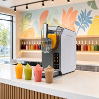 Machine à slush commerciale 1,9 L/64 oz, distributeur de boissons glacées, machine à slush à écran tactile 250 W pour café, snack-bar