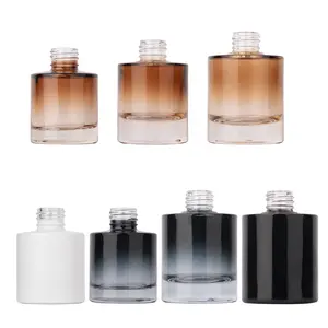 30ml Thick Bottom Flat Shoulder New Design Skincare Glass Container Cosmetic Packaging Bottle With Glass Dropper