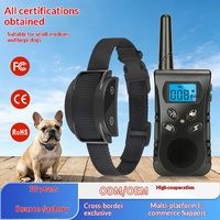 Appareil d'entraînement pour chiens PD 520S-1, best-seller transfrontalier, double mode, télécommandé, à commande vocale, en matériau ABS, avec contrôle des aboiements