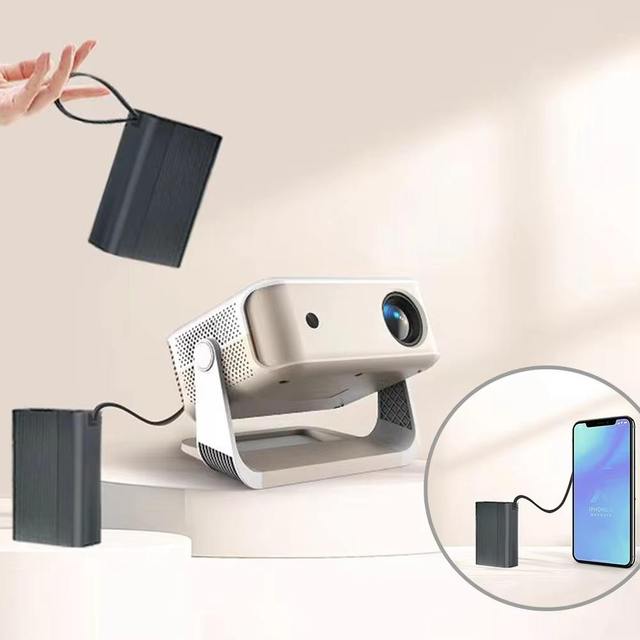 Veacine V20 MINI Portable Projector with Powerbank HD Home Theater Movie Gaming Android WIFI LCD Home Projector