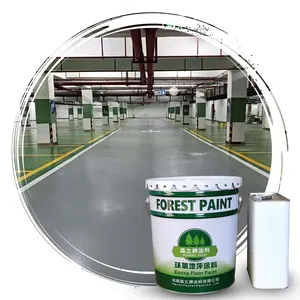 Revestimento de piso de resina epóxi para piso de concreto de garagem de veículos ev, pintura profissional de fábrica na China