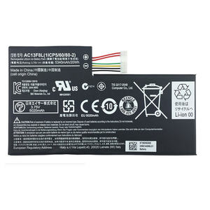 Batterie d'ordinateur portable neuve d'origine AC13F3L 3.75V 4960mAh pour <span class=keywords><strong>Acer</strong></span> <span class=keywords><strong>Iconia</strong></span> W4 A1-810 A1-811 A1-A810 W4-820 AC13F8L - Product Image 6