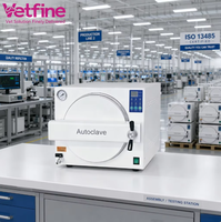 Tragbarer Kompakter Veterinär-Klinik-Tisch-Dampfsterilisator Autoklav Klasse N Maschine mit Automatischem Trocknungssystem