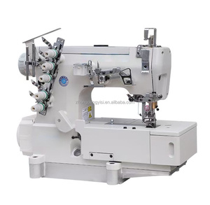 Máquina de Coser Industrial de Puntada Interlock de Accionamiento Directo con Cortahilos y Motor para Sudaderas, Ropa Interior y Sujetadores - Product Image 4
