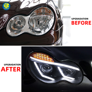 YU GUANG para <span class=keywords><strong>Mercedes</strong></span> <span class=keywords><strong>Benz</strong></span> Clase C W203 faros 2000 <span class=keywords><strong>2007</strong></span> actualización halógena LED faro <span class=keywords><strong>C200</strong></span> accesorios de coche faros delanteros - Product Image 3