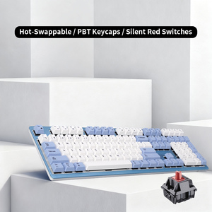 Factory OEM Stock 108 Key Mechanical Gaming Keyboard Hot Swappable 2.4G Wired Tri-Mode for Office & Gaming - Product Image 6