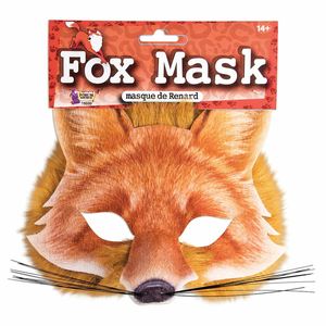 <span class=keywords><strong>Halloween</strong></span> niños adultos Sr. Fox Sombrerero Loco té vestido caza máscara de Animal con imitación de piel - Product Image 2