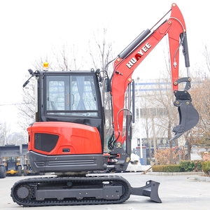 Mini-excavatrice 3,5 tonnes avec moteur EPA, certifiée CE, pompe hydraulique, boîte de vitesses, moteur, pour usage domestique, jardin et ferme, livraison gratuite - Product Image 2