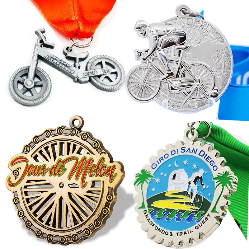 Médaille de Sport personnalisée bon marché, médailles de cyclisme de course de vélo