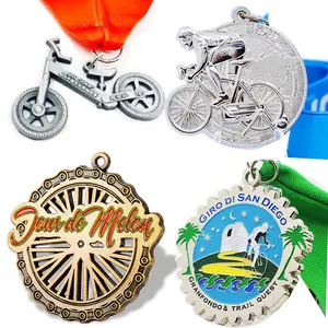 Goedkope Custom Sport Award Medaille Fiets Race Wielermedailles