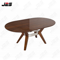 Ensemble de meubles de table de restaurant en bois massif de luxe, design moderne pour café et hôtel, prix d'usine, utilisation à l'extérieur