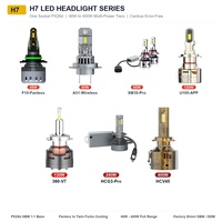Ampoules de phares LED Harmchom H7, série Multi Power, 6000K, compatibles Canbus, plug and play, lampes automobiles