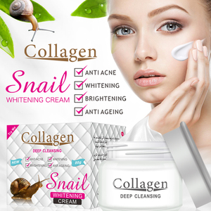 Marque privée Enlever Les Boutons Supprimer Vergetures Acné Escargot Réparation Du Collagène Blanchissant Crème D'escargot - Product Image 6