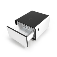 Table de chevet intelligente moderne avec écran tactile, mini-réfrigérateur multifonctionnel, table basse pour la maison et le salon
