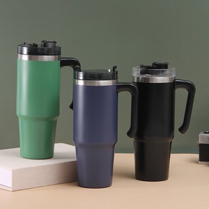 20oz tumbler <b>with</b> handle <b>with</b> <b>straw</b> bpa-free 30oz stainless steel tumbler reusable stainless steel tumbler <b>with</b> <b>straw</b> - Product Image 3