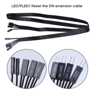 สายต่อขยายสวิตช์เมนบอร์ดขนาด 20 30 50 100 ซม. สำหรับไฟ LED/PLED/Reset <span class=keywords><strong>SW</strong></span>/<span class=keywords><strong>Power</strong></span> <span class=keywords><strong>SW</strong></span> - Product Image 3