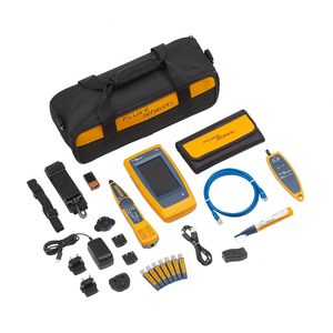 ชุดอุปกรณ์ Fluke Networks LinkIQ สำหรับไฟเบอร์ VFL เครื่องตรวจจับไฟเบอร์แบบเรียลไทม์ เครื่องวิเคราะห์เครือข่าย จอ LCD ขนาด 4.3 นิ้ว พร้อมพอร์ต USB - Product Image 1