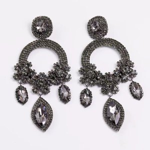 <span class=keywords><strong>Lustre</strong></span> <span class=keywords><strong>strass</strong></span> boucle d'oreille sans fondu sans plomb sans nickel bijoux boucle d'oreille - Product Image 4