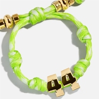 Pulsera Ajustable Tejida con Cuerda de Colores y Letra Personalizada, Regalo de San Valentín o Navidad para Mujer, Certificada por la CE