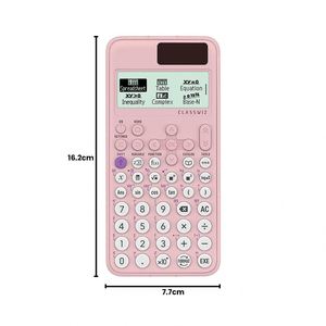 Calculatrice scientifique haut de gamme NOVISON LL-20260626-64, 417 fonctions, pour étudiants, alimentée par piles bouton, affichage 10+2 chiffres - Product Image 2