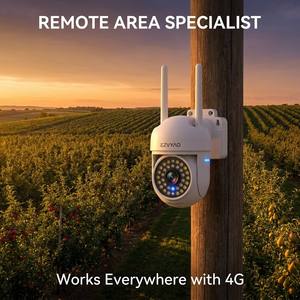 EZVYAO 2026 Caméra PTZ 4G LTE WiFi Économique Sans Réseau Requis Caméra de Sécurité Extérieure V380 Pro 2MP Vision Nocturne Couleur RTS - Product Image 2