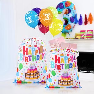 Sacchetti con Coulisse Personalizzati Ecologici, Grandi Sacchetti Regalo per Feste <span class=keywords><strong>di</strong></span> <span class=keywords><strong>Compleanno</strong></span>, Versatili Sacchi in Cotone con Chiusura a Coulisse - Product Image 3