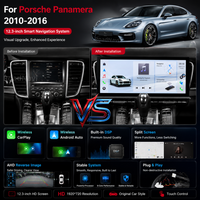 Pantalla Estéreo RoadNavi HD de 12.3'' con Navegación Android 13 para Porsche Panamera 2010-2017, Reproductor Multimedia de Video, Carplay Inalámbrico