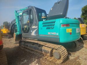 Excavadora retroexcavadora hidráulica Kobelco usada de 14 toneladas con buenas condiciones SK55SR SK200 SK210LC SK350D maquinaria a la venta - Product Image 4