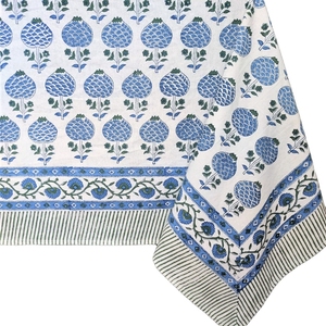 Vestiti da tavolo con fiori per feste con Logo personalizzato con stampa a mano copertura per tavolo rotondo da caffè - Product Image 2