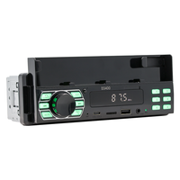 1din autoradio MP3 FM Type-c Chargement 7 lumières de couleur AI voix support de téléphone voiture stéréo TF USB télécommande lecteur de voiture