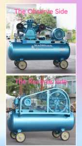 מדחס אוויר בוכנתי בעל אורך חיים ארוך, מדחס אוויר תעשייתי נייד לשירות צמיגים, נמכר היטב בווייטנאם. - Product Image 2